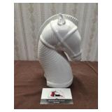 Ceramic Knights Head Figure