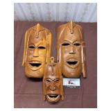 Wooden Carved Masks