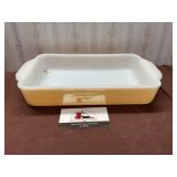 Fire King Peach Lustre Dish