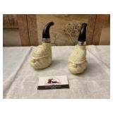 Avon bull dog pipe decanters