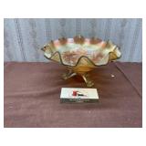 Marigold Carnival Glass Bowl