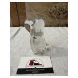 Leonard blown glass dog