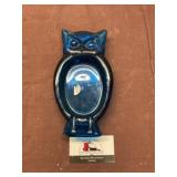 MCM Viking Glass Owl Ashtray