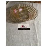 Carnival glass dish