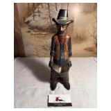 Ceramic Cowboy planter