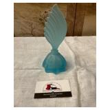 Bohemia crystal blue matt perfume bottle