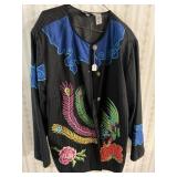 Maggie Barnes 2X Peacock Top