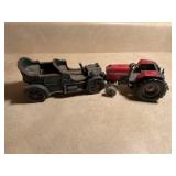 Toy Tractor and car