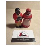Aunt Jamima  and uncle Moses salt and pepper