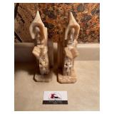 Stoneware book ends