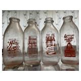 Hiland Ae and northland Milk Bottles