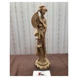 Vintage Resin Geisha Figure