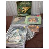 Vintage kids books and records