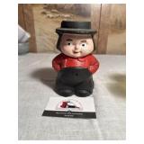 Cast iron folk art Amish bank