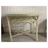 Wicker Sofa  Table