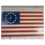 Waltham Flag Clock