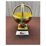 Hand Painted Czechoslovakia Basket
