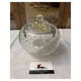 Over sized blown glass apple