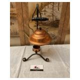 Copper kettle and stand