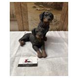 Resin dog statues
