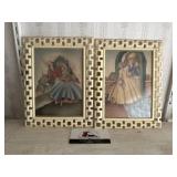 Vintage Sandre framed art
