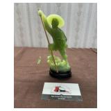 Wony Vintage Faux jade chinese man holding fish