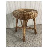 Wicker Plant Stand