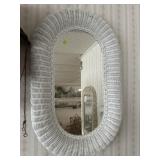 Wicker Mirror