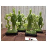 Faux Jade Figures