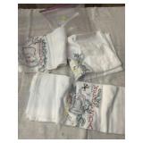 Hand sewn days of the week towels