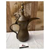 Vintage brass pitcher