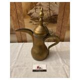 Vintage brass pitcher