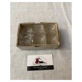 Vintage glass salt dishes