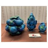 Inarco Mood Blue Fruit Dishes