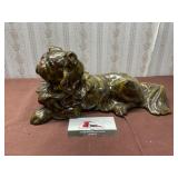 Vintage Ceramic Pekingese Dog