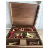 Vintage chess pieces