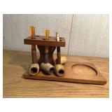 Pipes on stand