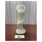 Frosted Glass Owl Statue