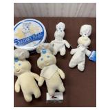 Pillsbury dough boy plushies and puzzle