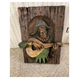 Rare Vangaurd art minstrel wall hanging