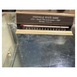 Postville state bank thermometer
