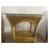 Rattan side Table