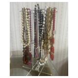 Costume jewelry and stand