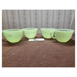 Fire King Jadeite Mugs
