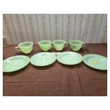 Fire King Jadeite Plates and Cups