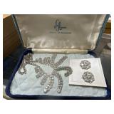 Necklace and earrings