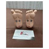 Okoboji Bare foot salt and pepper shakers