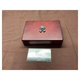Wooden Golf Card Box