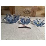 Periwinkle blue glass whimsicals