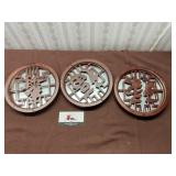Wooden Asian Mirrors